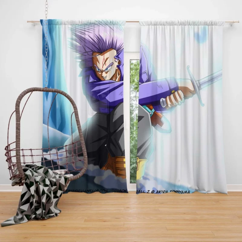 Trunks Unforgettable Character Anime Curtain