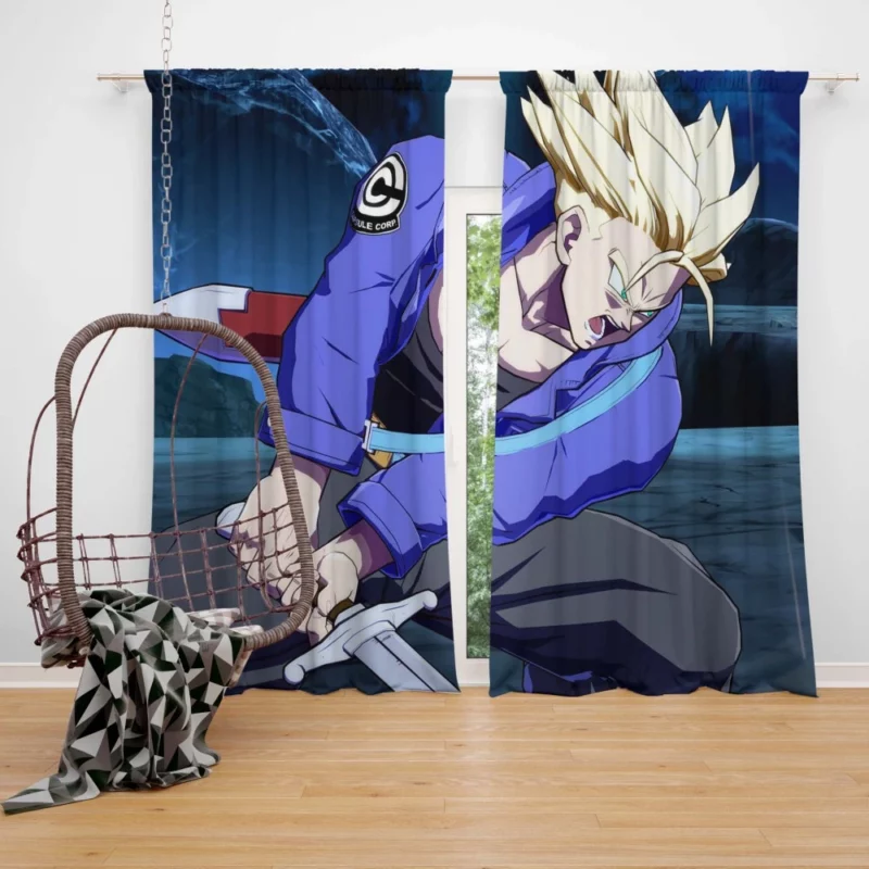 Trunks in Dragon Ball FighterZ Anime Curtain