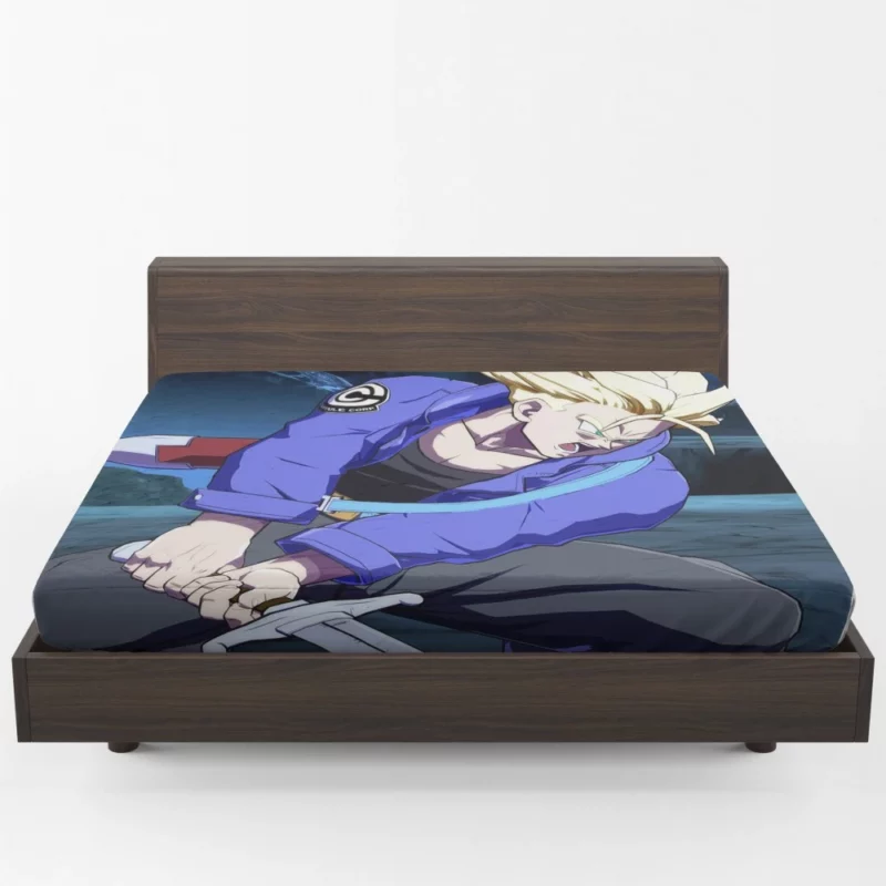 Trunks in Dragon Ball FighterZ Anime Fitted Sheet 1