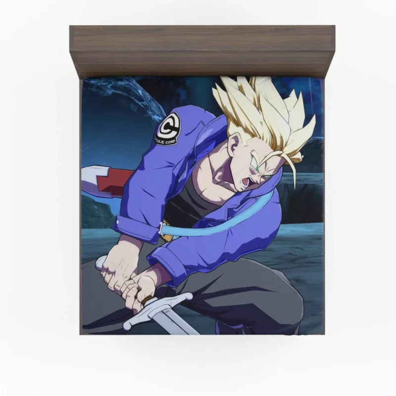 Trunks in Dragon Ball FighterZ Anime Fitted Sheet