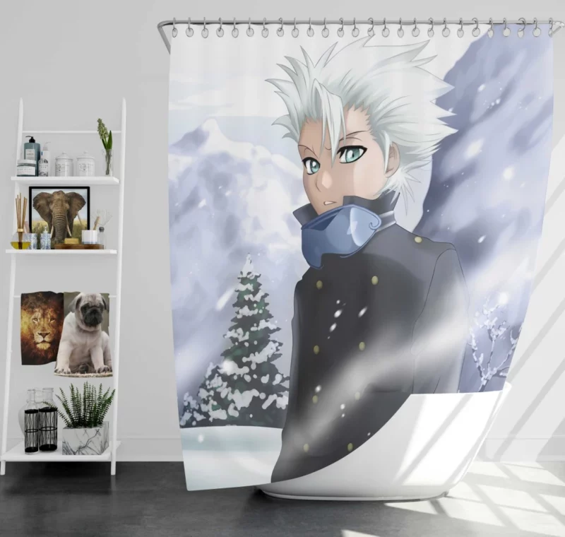 T?shir? Hitsugaya Blizzard Soul Anime Shower Curtain