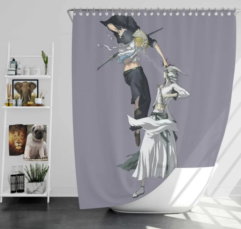 T?shir? Hitsugaya Chill Captain Anime Shower Curtain