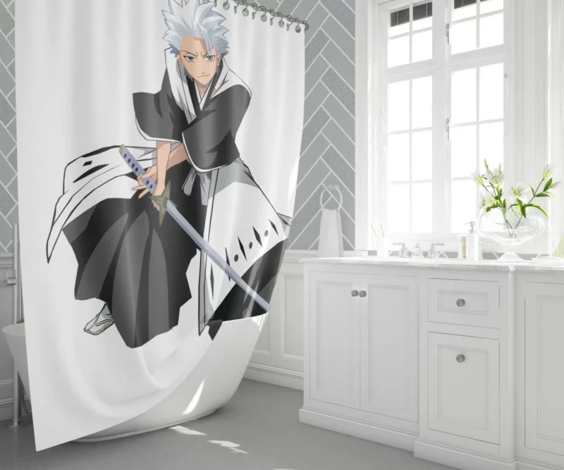 T?shir? Hitsugaya Chilled Protector Anime Shower Curtain 1