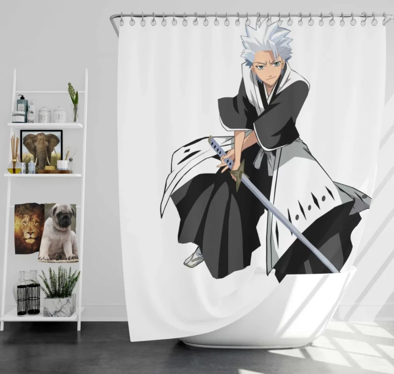 T?shir? Hitsugaya Chilled Protector Anime Shower Curtain