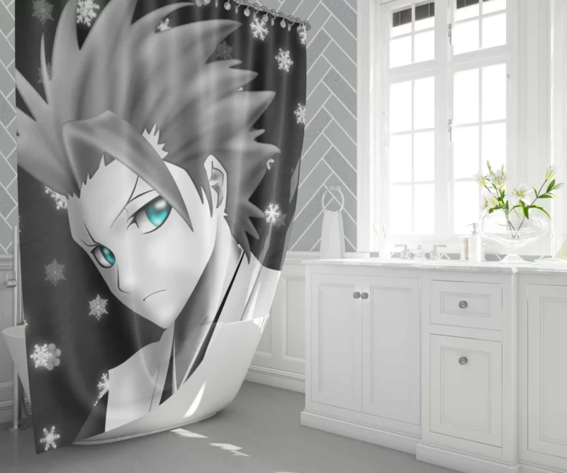 T?shir? Hitsugaya Cold-Hearted Captain Anime Shower Curtain 1