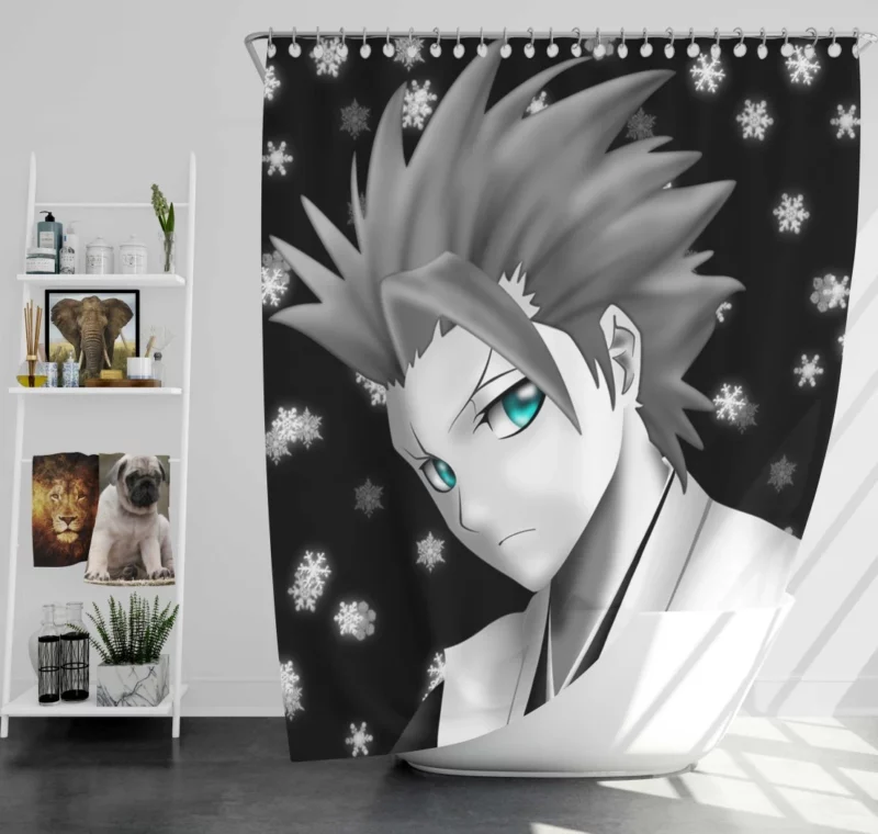 T?shir? Hitsugaya Cold-Hearted Captain Anime Shower Curtain