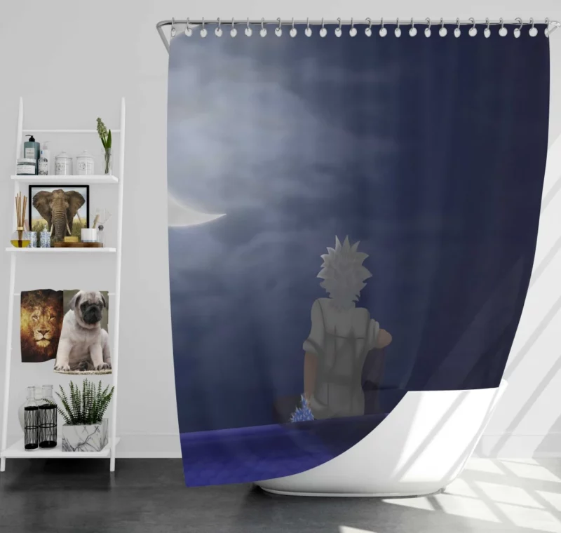 T?shir? Hitsugaya Frostbite Warrior Anime Shower Curtain