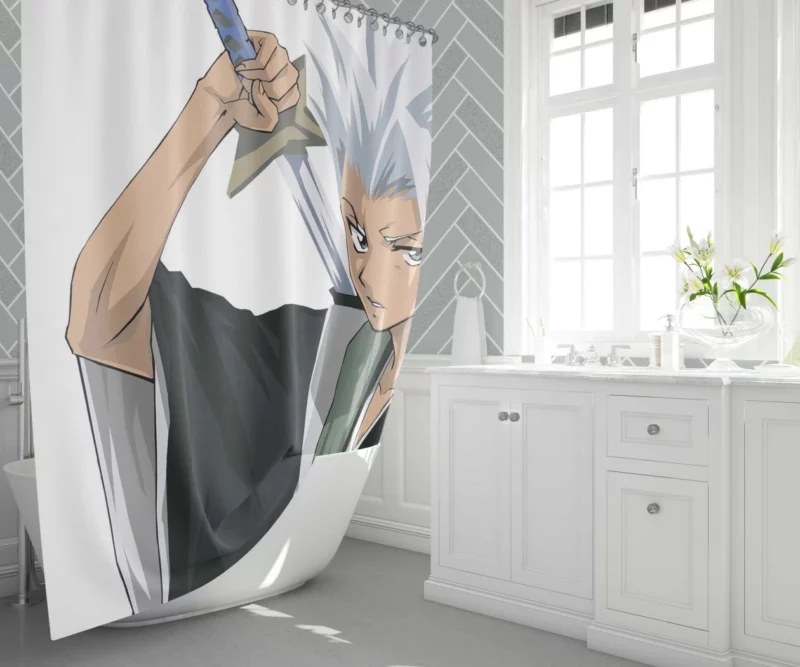 T?shir? Hitsugaya Frozen Legacy Anime Shower Curtain 1