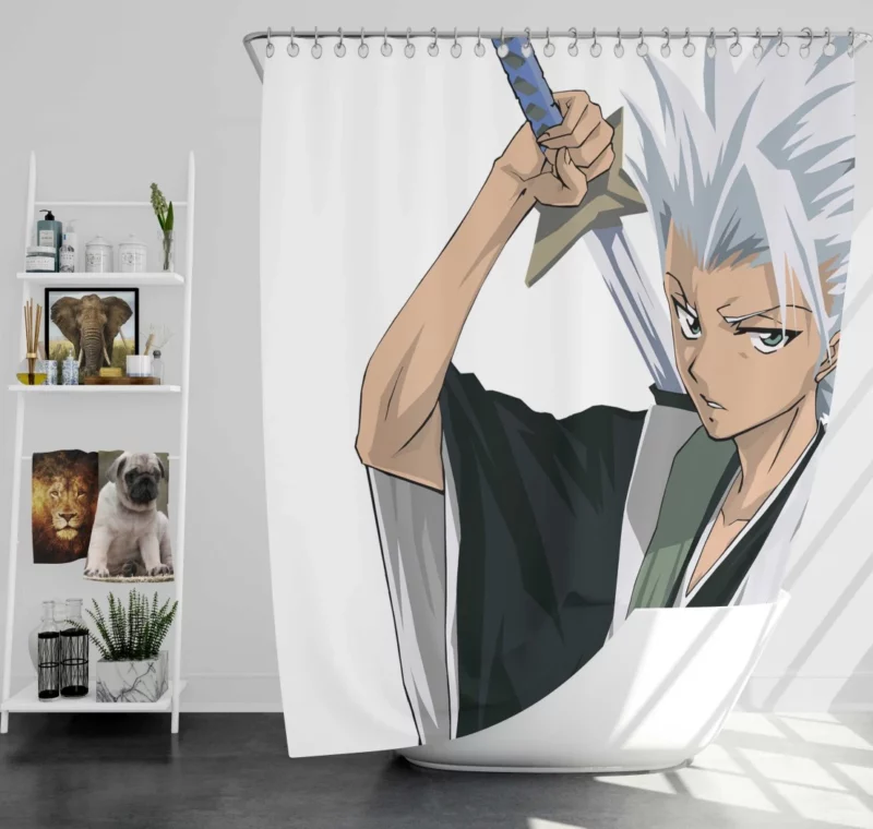 T?shir? Hitsugaya Frozen Legacy Anime Shower Curtain