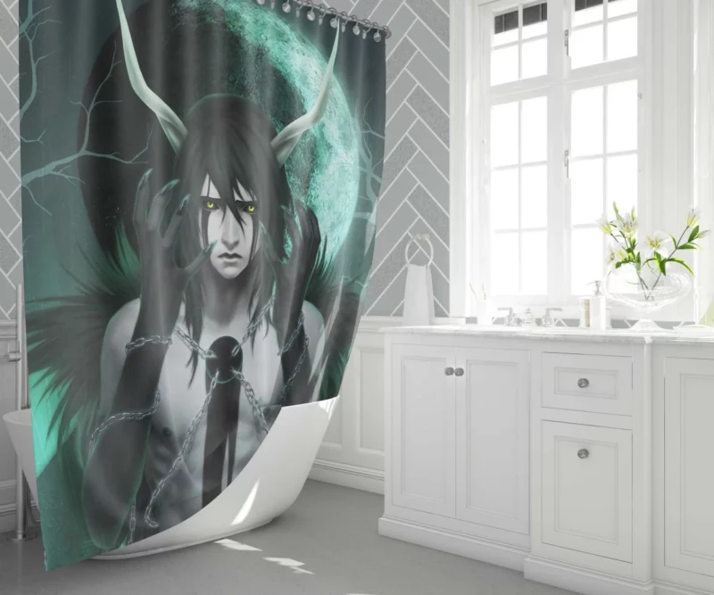 T?shir? Hitsugaya Frozen Power Anime Shower Curtain 1