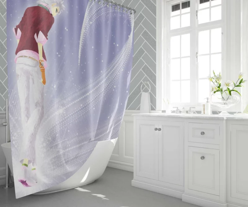 T?shir? Hitsugaya Ice-Wielding Hero Anime Shower Curtain 1