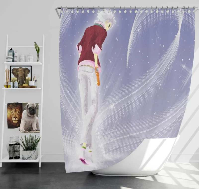 T?shir? Hitsugaya Ice-Wielding Hero Anime Shower Curtain