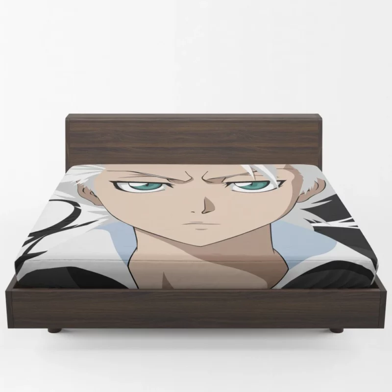 T?shir? Hitsugaya Snowstorm Warrior Anime Fitted Sheet 1