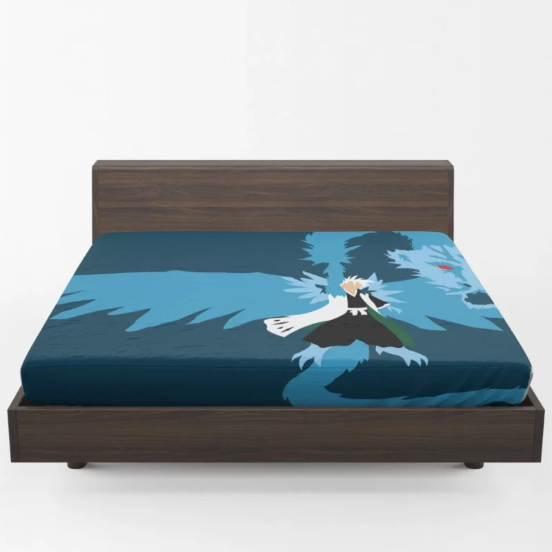 T?shir? Hitsugaya Snowy Hero Anime Fitted Sheet 1