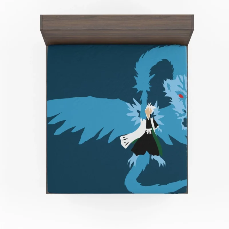 T?shir? Hitsugaya Snowy Hero Anime Fitted Sheet