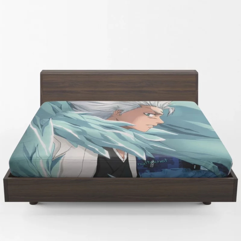 T?shir? Hitsugaya Subzero Commander Anime Fitted Sheet 1