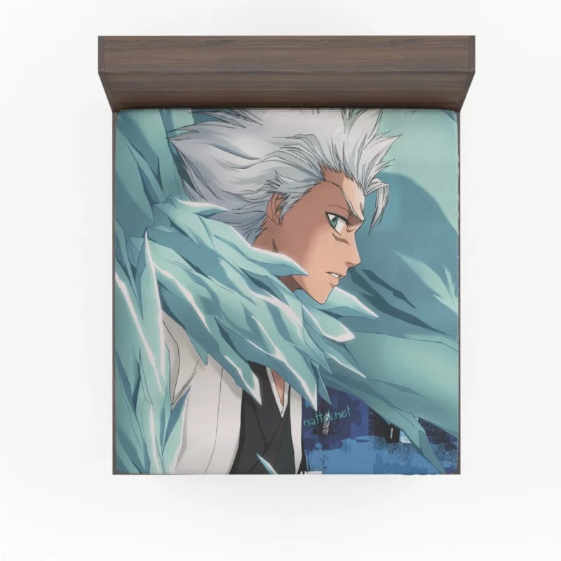 T?shir? Hitsugaya Subzero Commander Anime Fitted Sheet