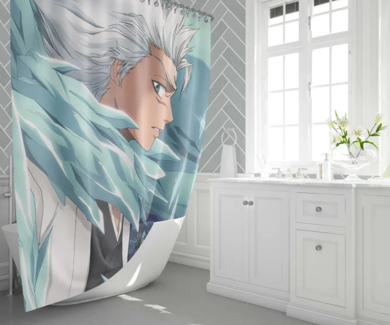 T?shir? Hitsugaya Subzero Commander Anime Shower Curtain 1