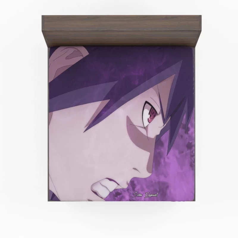 Uchiha Brothers Farewell Last Scene Anime Fitted Sheet