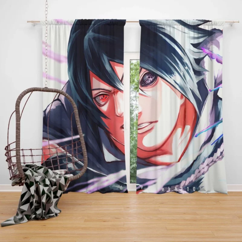 Uchiha Destiny Shinobi Chronicles Anime Curtain