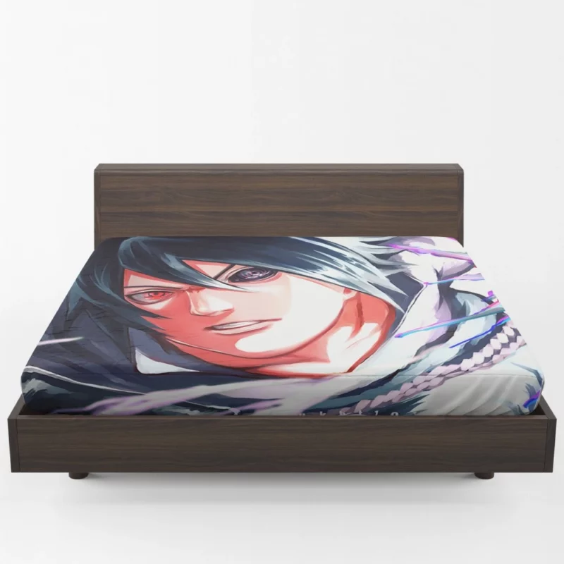 Uchiha Destiny Shinobi Chronicles Anime Fitted Sheet 1