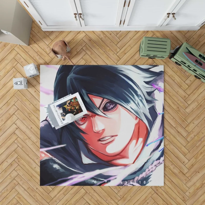 Uchiha Destiny Shinobi Chronicles Anime Rug