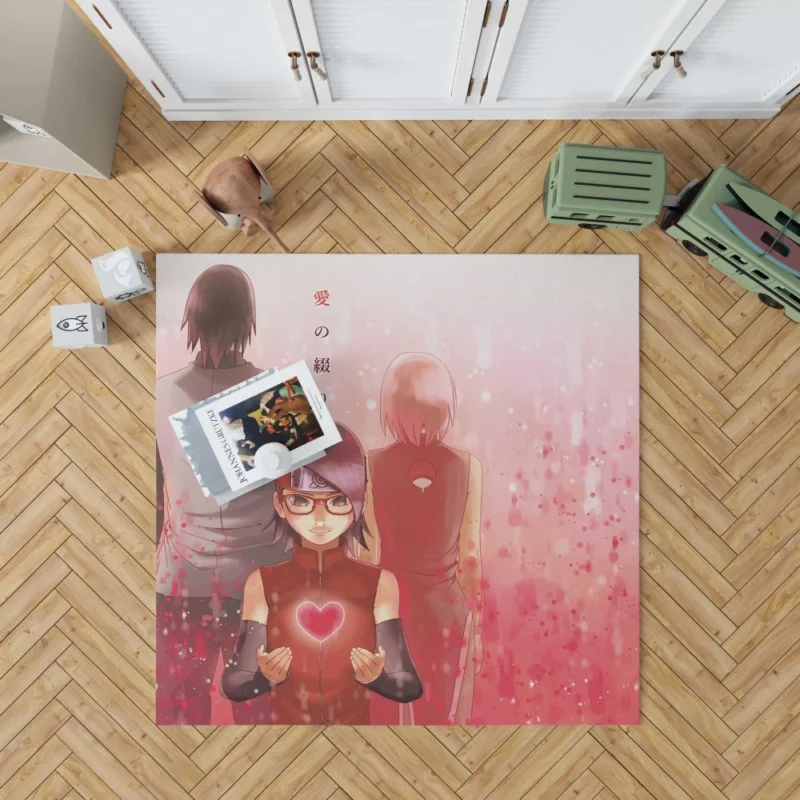 Uchiha Family Legacy Next Generation Anime Rug