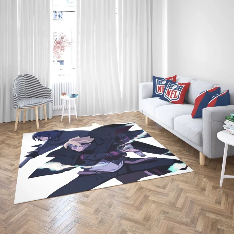 Uchiha Heir Boruto Adventure Anime Rug 2