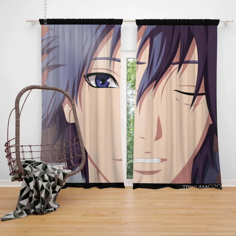 Uchiha Legacy Sasuke Story Anime Curtain