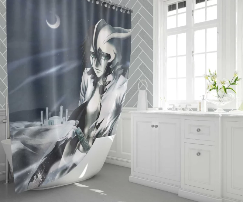 Ulquiorra Cifer Bound by Destiny Anime Shower Curtain 1