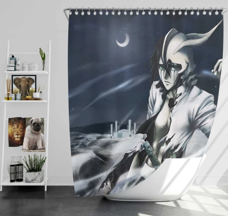 Ulquiorra Cifer Bound by Destiny Anime Shower Curtain