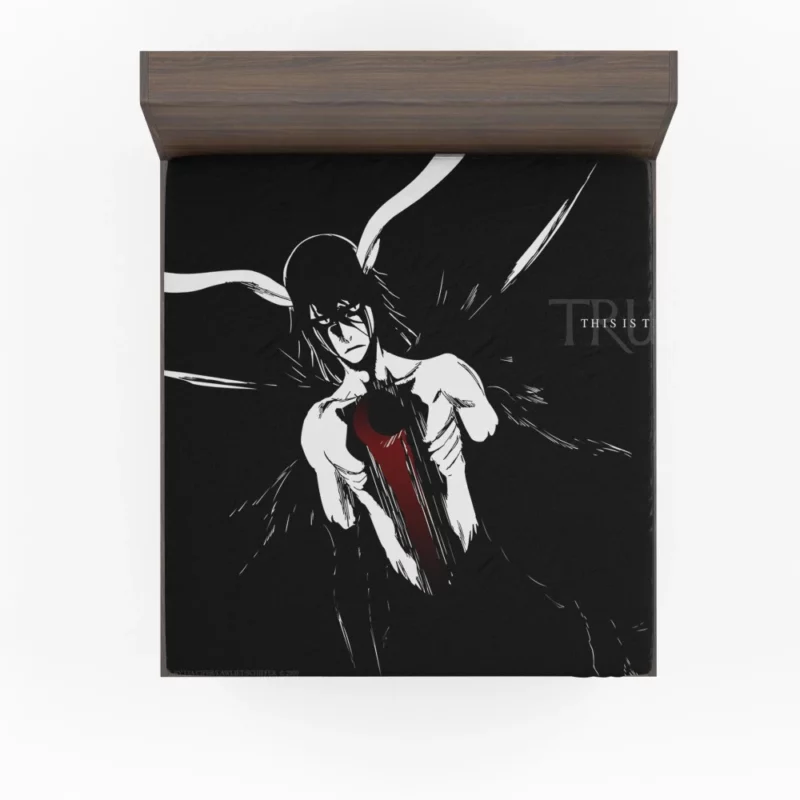 Ulquiorra Cifer Crescent Moon Embrace Anime Fitted Sheet