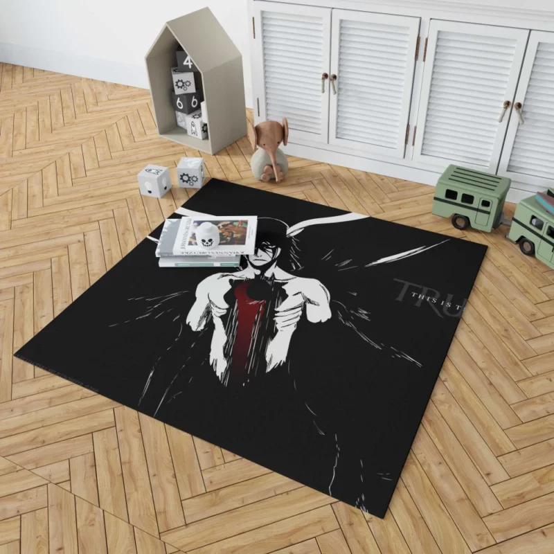 Ulquiorra Cifer Crescent Moon Embrace Anime Rug 1