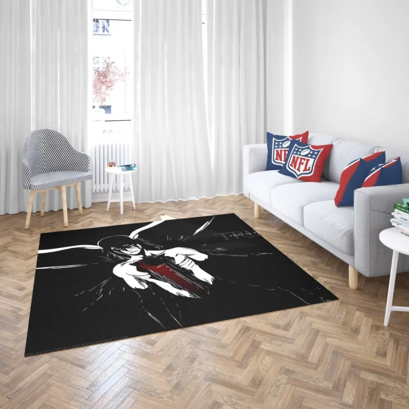 Ulquiorra Cifer Crescent Moon Embrace Anime Rug 2