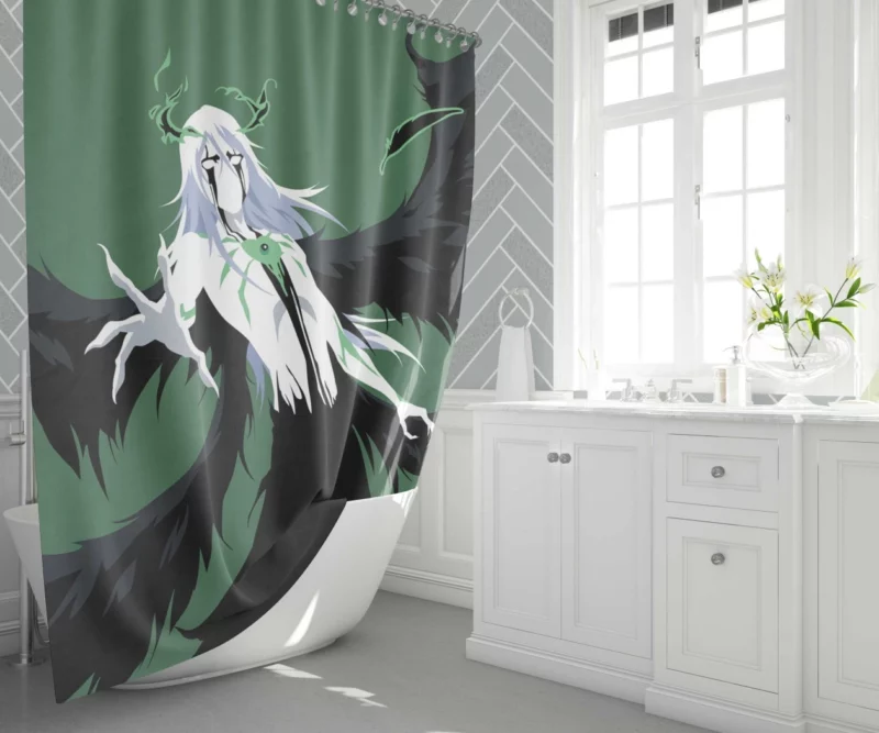 Ulquiorra Cifer Evolution of Despair Anime Shower Curtain 1