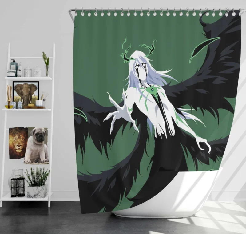 Ulquiorra Cifer Evolution of Despair Anime Shower Curtain