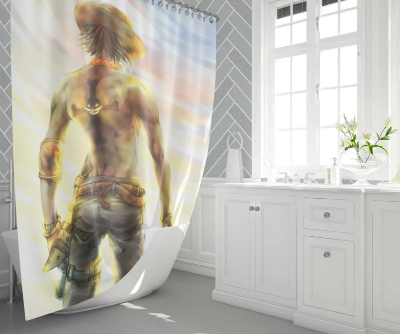 Ulquiorra Cifer Frozen Espada Anime Shower Curtain 1