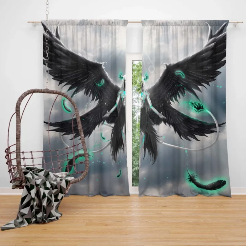 Ulquiorra Cifer Heart of Darkness Anime Curtain