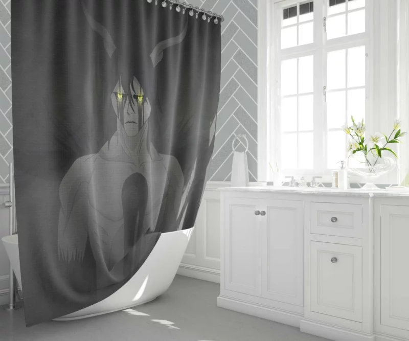 Ulquiorra Cifer Hollow Transformation Anime Shower Curtain 1