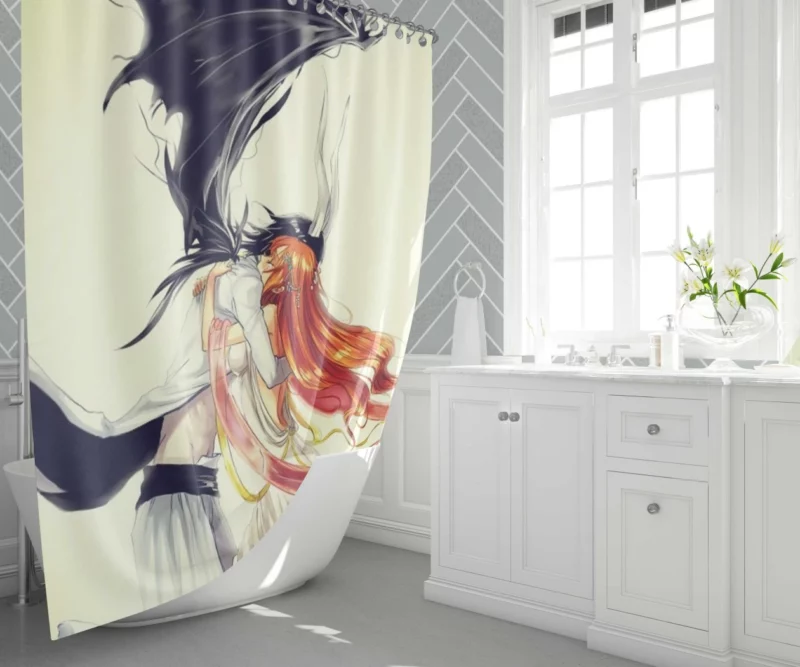 Ulquiorra Cifer and Espada Hollow Partners Anime Shower Curtain 1