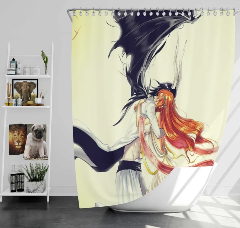 Ulquiorra Cifer and Espada Hollow Partners Anime Shower Curtain