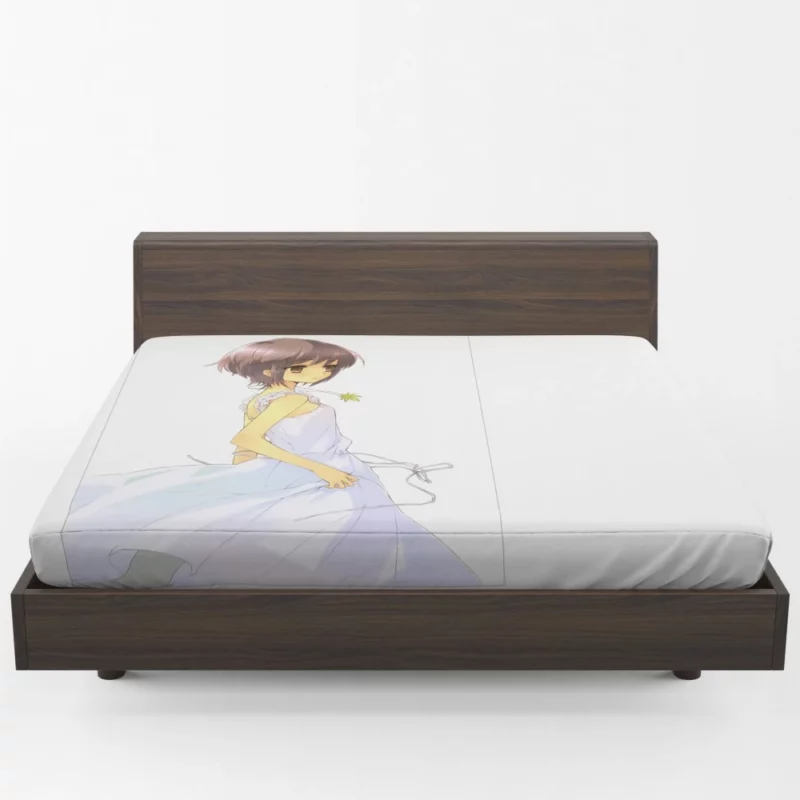 Ulquiorra Cifer and Orihime Inoue Connection Anime Fitted Sheet 1