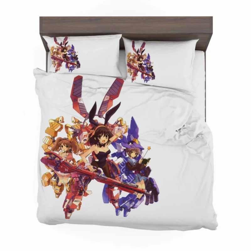 Ulquiorra Orihime and Haruhi Suzumiya Anime Trio Bedding Set 1