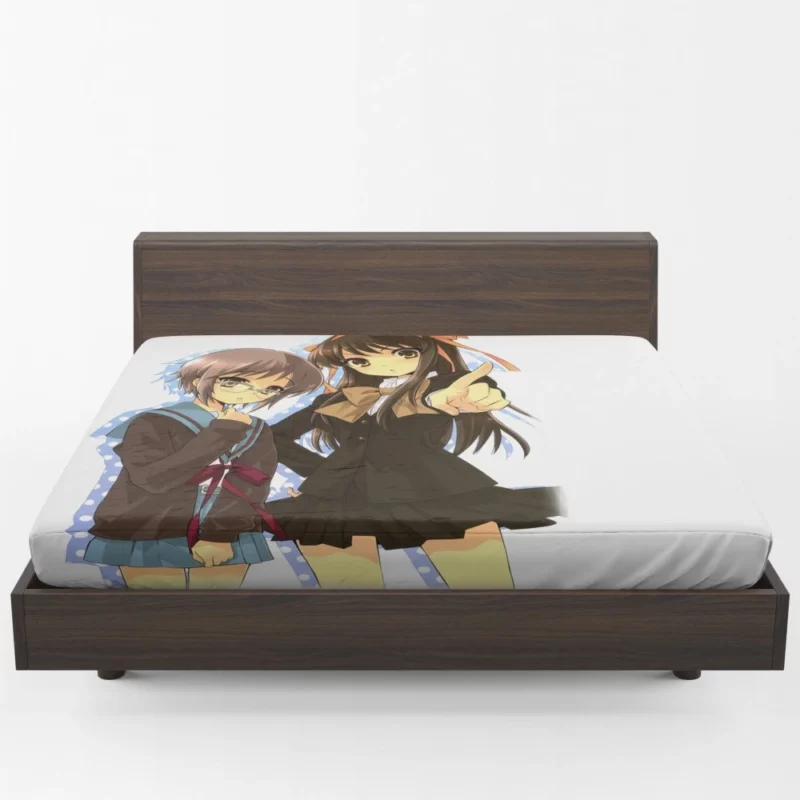 Ulquiorra and Orihime Tragic Love Anime Fitted Sheet 1