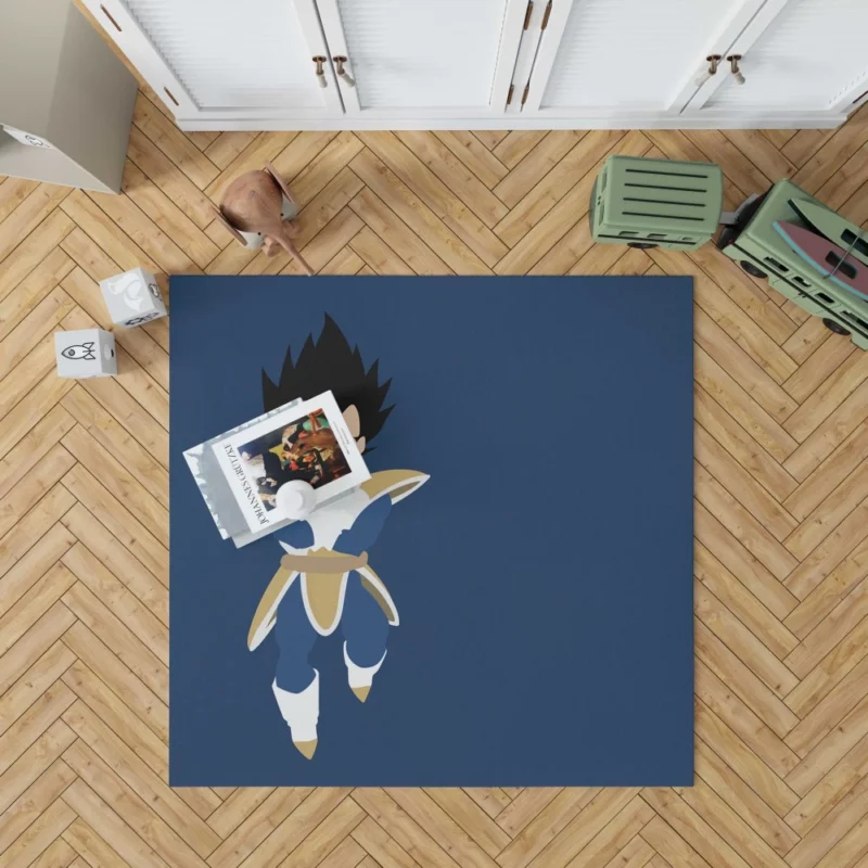 Unbreakable Will Vegeta Journey Anime Rug