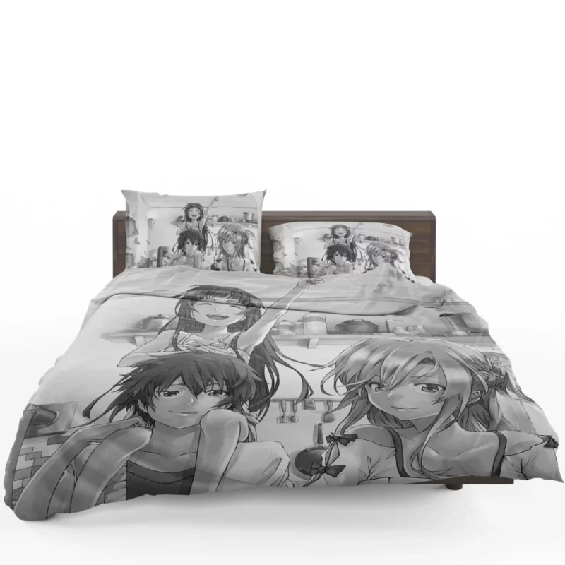 Unity of Kirito Asuna and Yui Anime Bedding Set