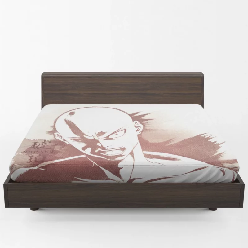 Unleash the Bald Fury Anime Fitted Sheet 1