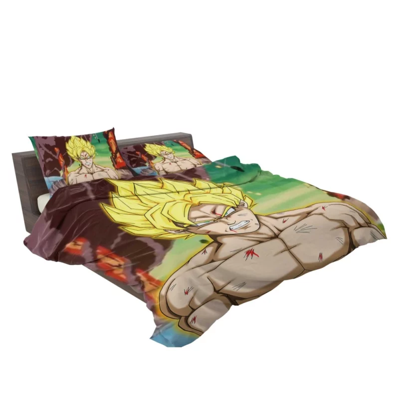 Unleashing Power Super Saiyan Goku Anime Bedding Set 2