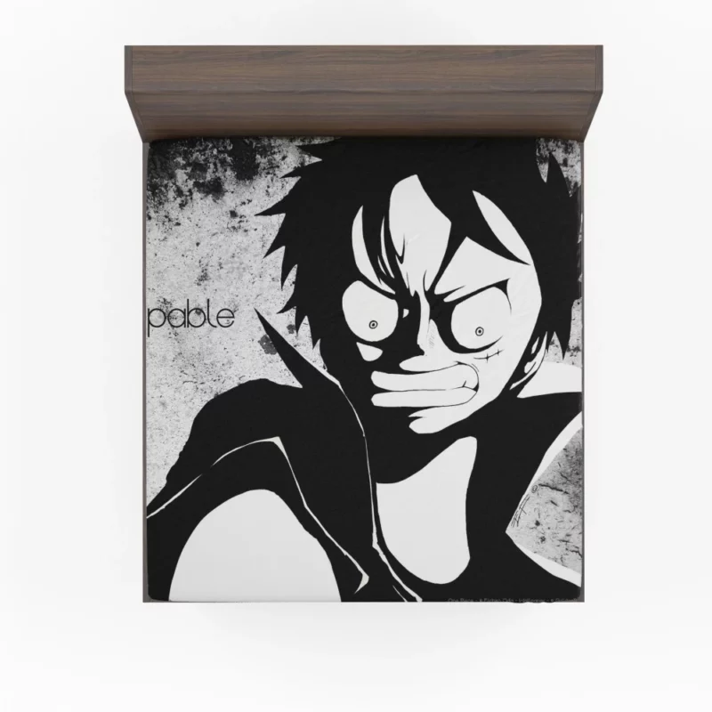 Unstoppable Monkey D. Luffy Anime Fitted Sheet