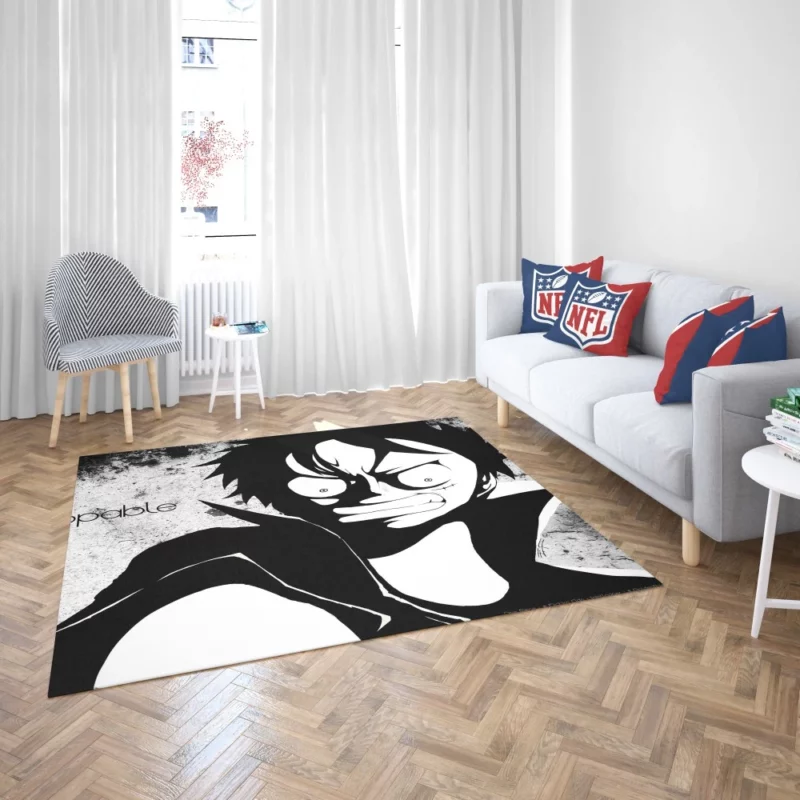 Unstoppable Monkey D. Luffy Anime Rug 2